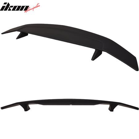 Compatible With 1999-2005 Mazda Miata Convertible Ikon Type A Trunk Spoiler Wing - Matte Black ABS