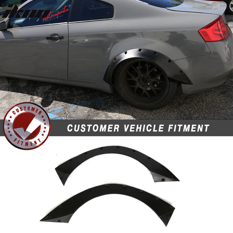2003-2007 infiniti G35 Coupe RBV2 Style Rear Wide Body Fender Flare PU