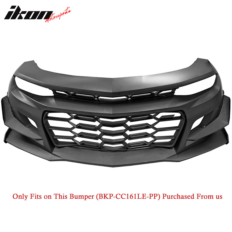 Replacement Front Lip for 16-18 Chevy Camaro 1LE Style Front Bumper - PP