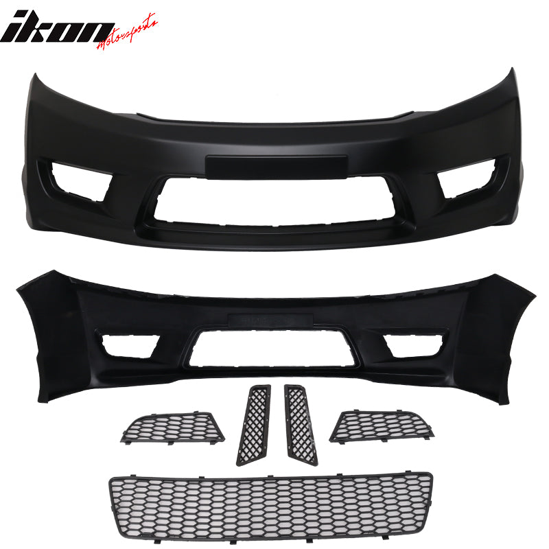 Fits 12-15 Honda Civic CTR Type R Front Bumper & Grill For USDM