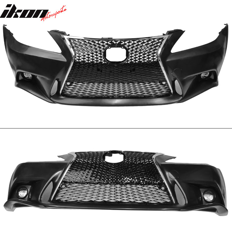 Fits 06-13 Lexus IS250 IS350 F-Sport Front Bumper 2IS to 3IS Conversion Cover PP