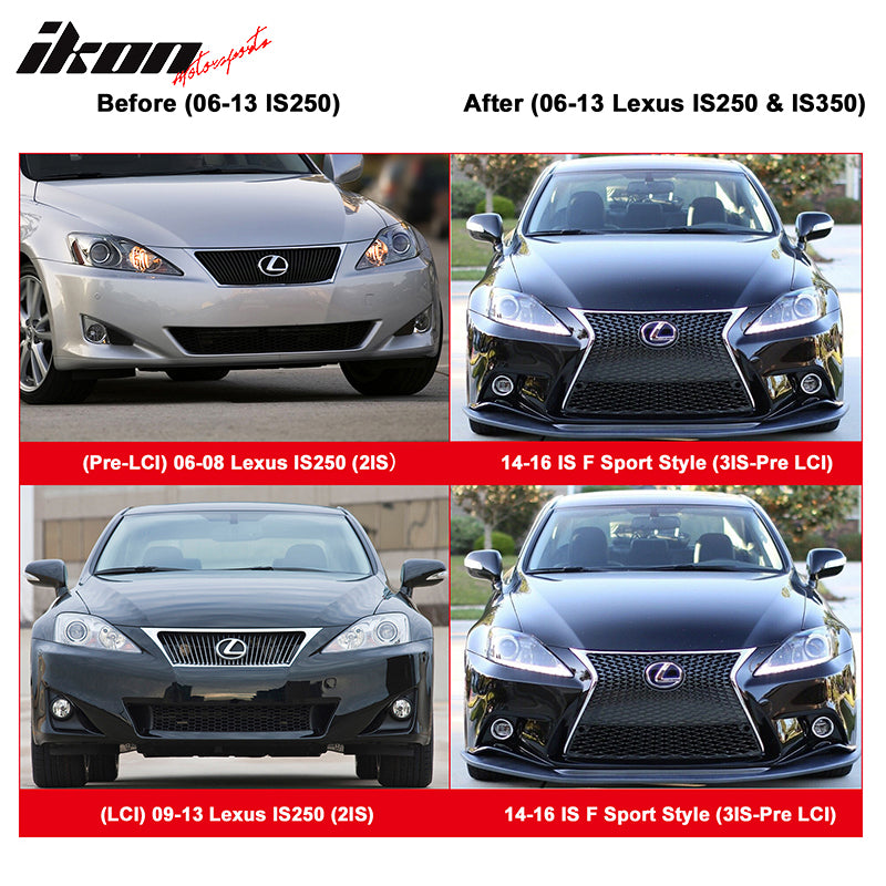 Buy Best Lexus Is250 F-Sport Front Bumper 2IS to 3IS Conversion w/Lip ...