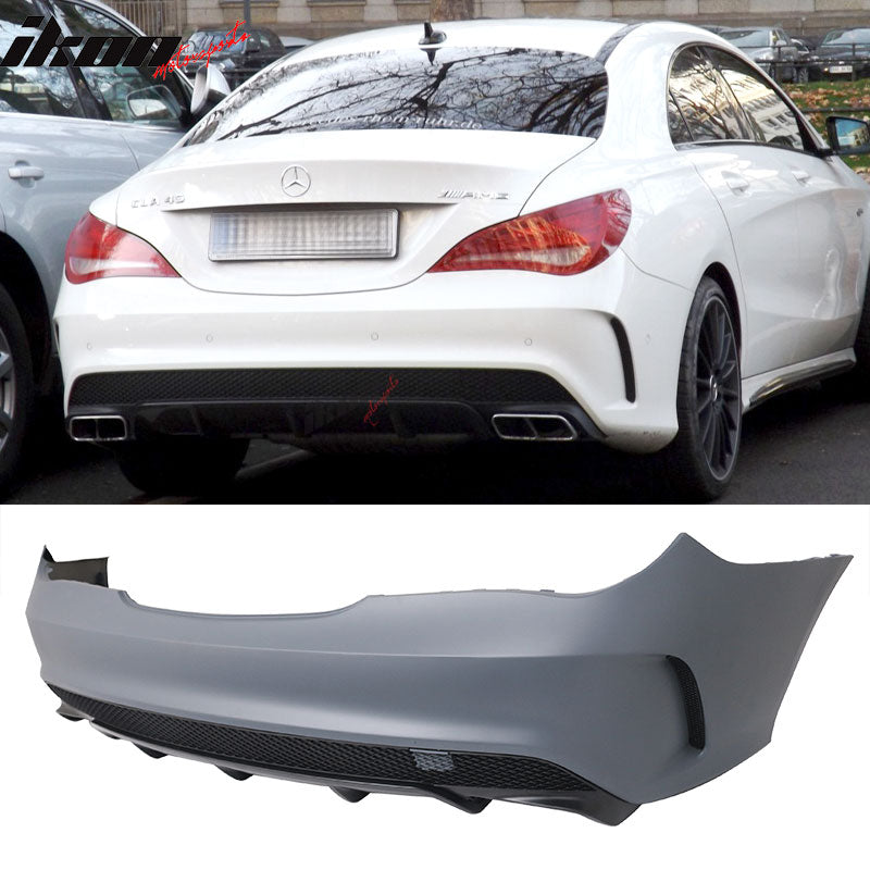 2013-2016 Benz C117 CLA-Class AMG Style Unpaint Front Bumper Cover PP