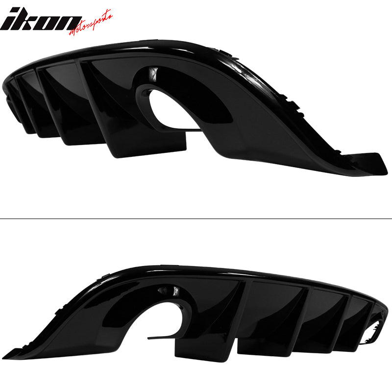 Buy Best Gloss Black/ CFL Dodge Charger Rear Diffuser OEM Style at Best ...