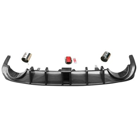 Fits 2018-2024 Toyota Camry LE XLE Rear Diffuser with 3RD Brake Light PP