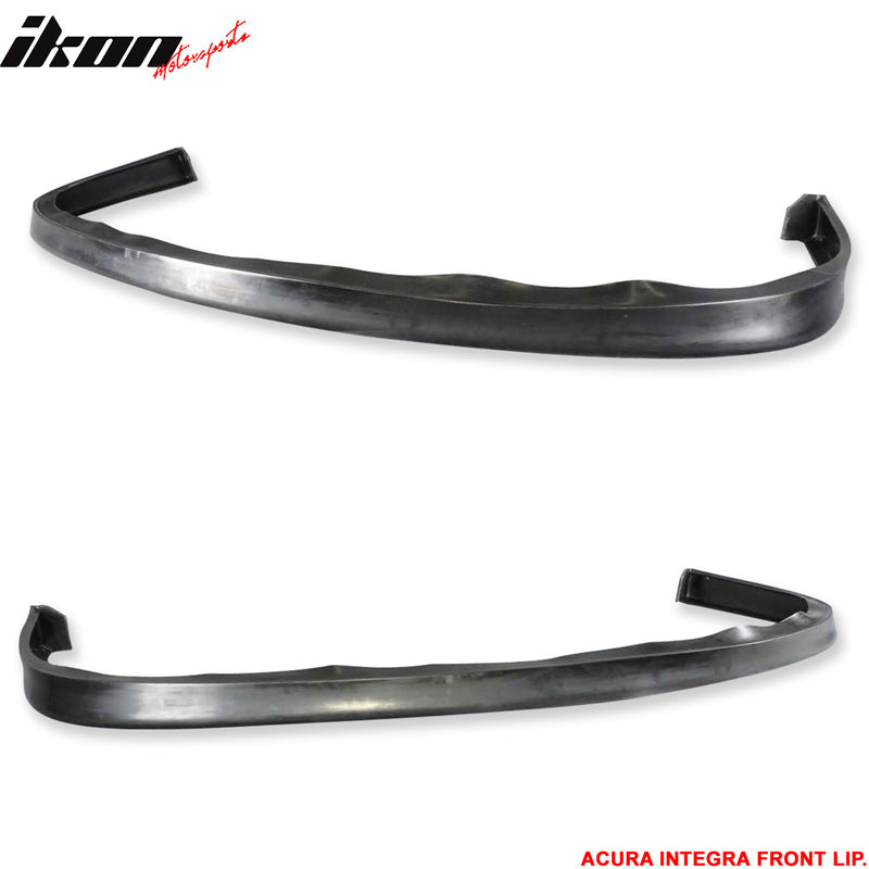 Front Bumper Lip Compatible With 1992-1993 Acura Integra All Models JDP Style front bumper lip Spoiler Splitter Valance Fascia Cover Guard Protection Conversion by IKON MOTORSPORTS