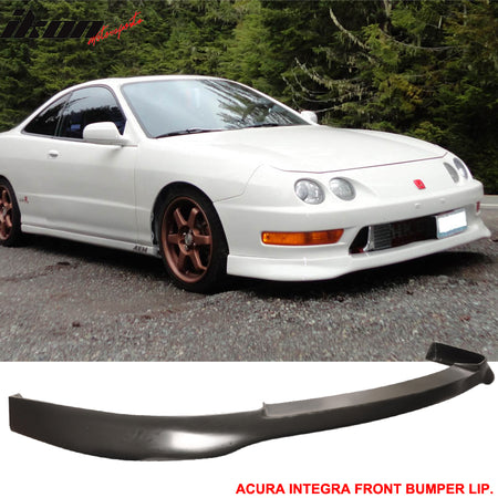 Poly Urethane Front & Rear Bumper Lip Compatible With 98-01 Acura Integra