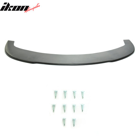 Front Bumper Lip Compatible With 2004-2010 BMW E60 5 Series M5, Unpainted PU Front Lip Finisher Under Chin Spoiler Add On by IKON MOTORSPORTS, 2005 2006 2007 2008 2009