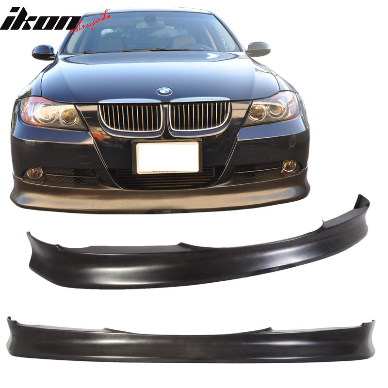 2005-2008 BMW E90 3-Series IKON Style Front Bumper Lip Spoiler PU