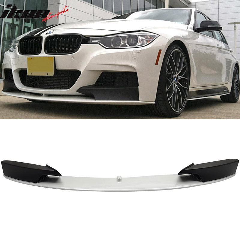 Fits 12-18 BMW F30 M Tech M Sport Front Bumper Lip - PP