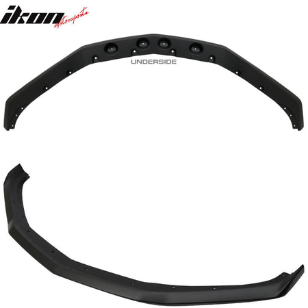 Fits 16-24 Camaro SS V8 OE Style Front Bumper Lip Matte Black