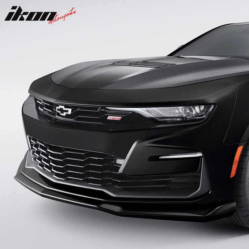 Fits 16-24 Camaro SS V8 OE Front Bumper Spoiler Lip Painted Black #WA8555