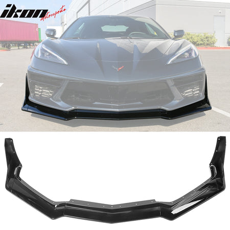 Fits 20-25 Chevy Corvette C8 ZR1 Style ABS Front Bumper Lip 7PCS