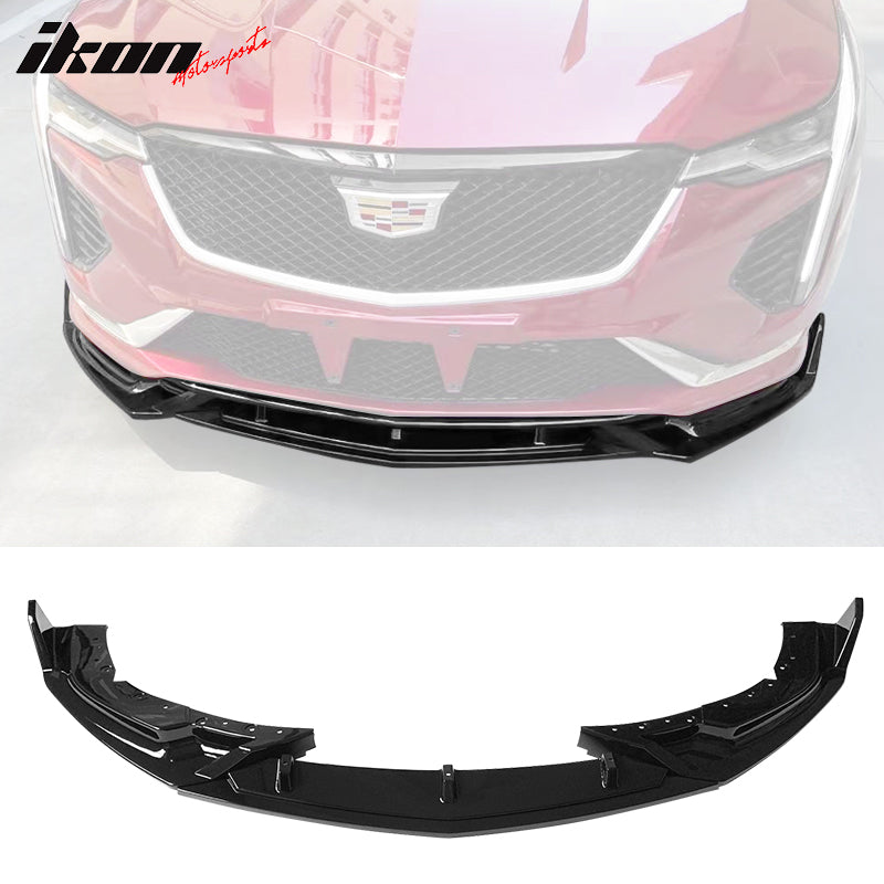 2020-2023 Cadillac CT4 Front Bumper Lip Chin Spoiler 3PC PP