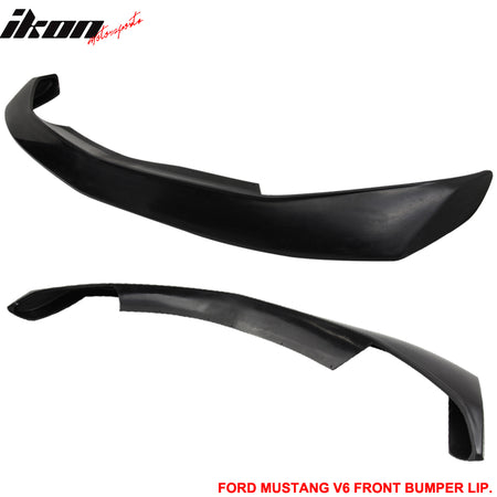 Fits 05-09 Ford Mustang V6 Type-C Style Front Bumper Lip Spoiler Unpainted PU