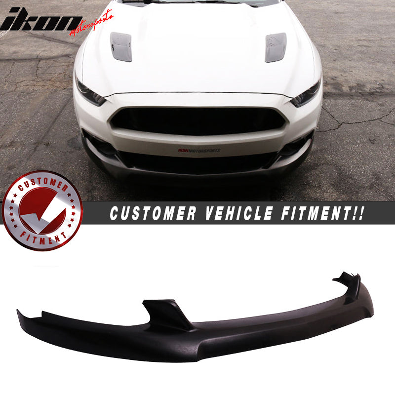 2015-2017 Ford Mustang Front Bumper Lip Under Chin Spoiler PU