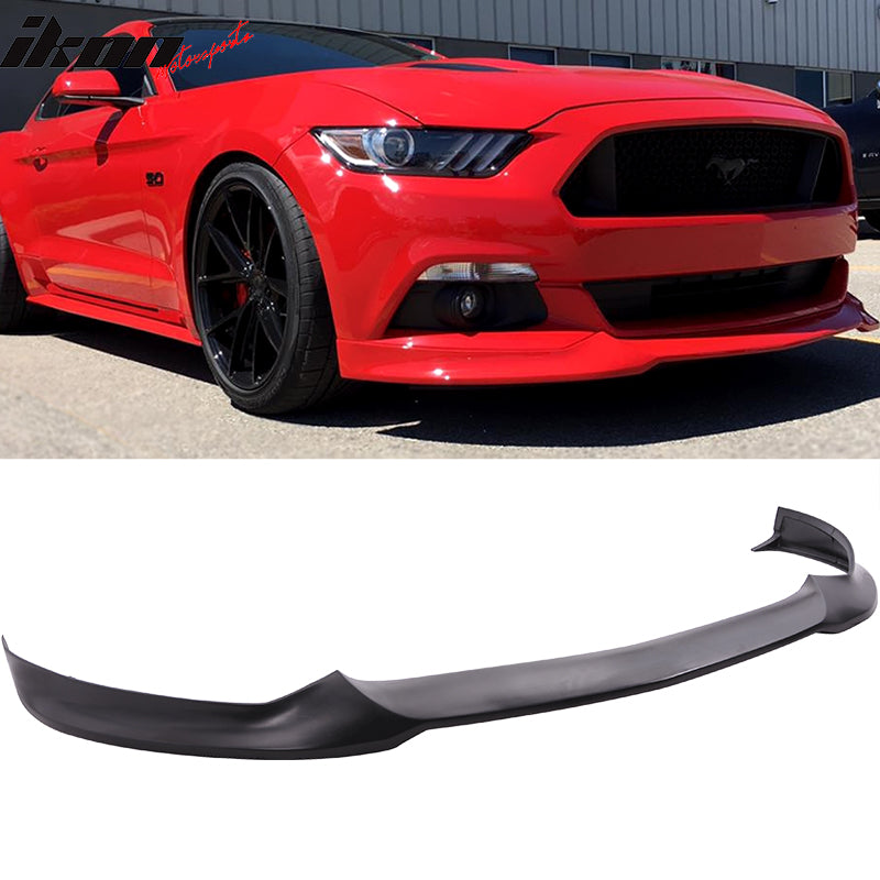 2015-2017 Ford Mustang ST Style Unpainted Front Bumper Lip Spoiler PU