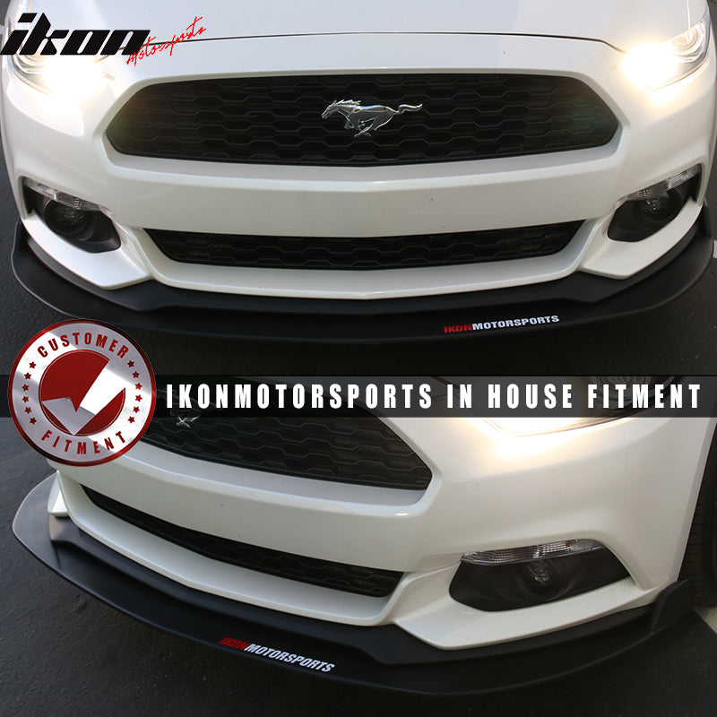 Fits 15-17 Ford Mustang Front Bumper Lip Splitter PP