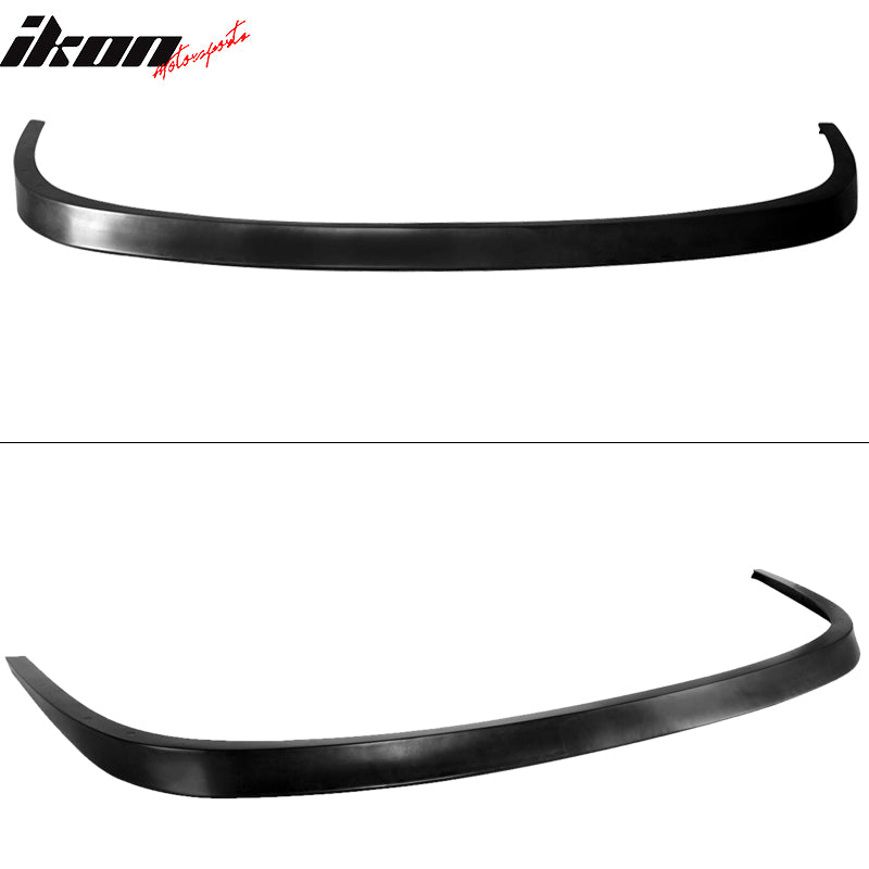 Front Bumper Lip Compatible With 1999-2004 FORD MUSTANG, Factory Style PU Black Front Lip Spoiler Splitter by IKON MOTORSPORTS, 2000 2001 2002 2003