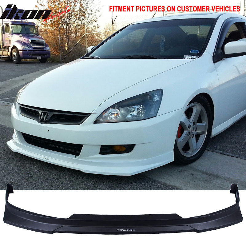 2006-2007 Honda Accord Coupe HC1 Style Front Bumper Lip Spoiler PP