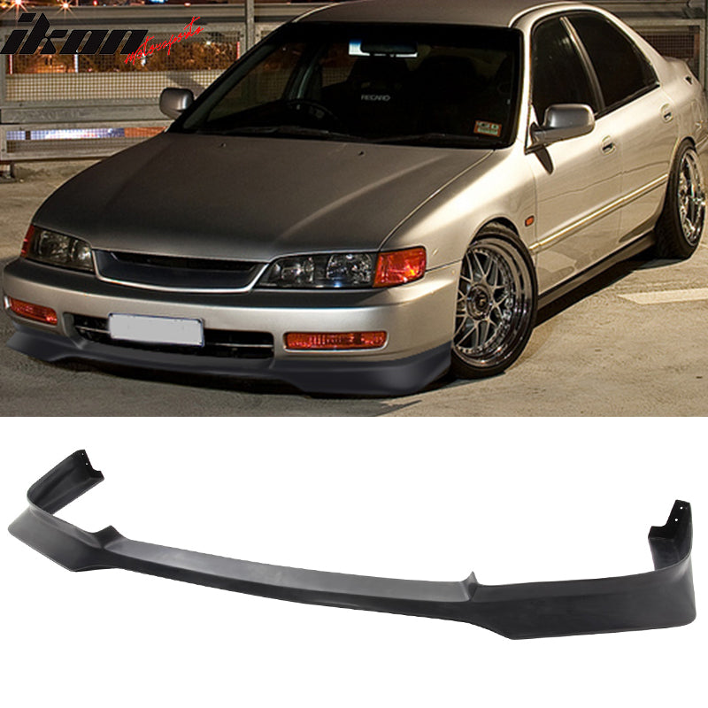 1996-1997 Honda Accord EVO Style Unpainted Front Bumper Lip Spoiler PU