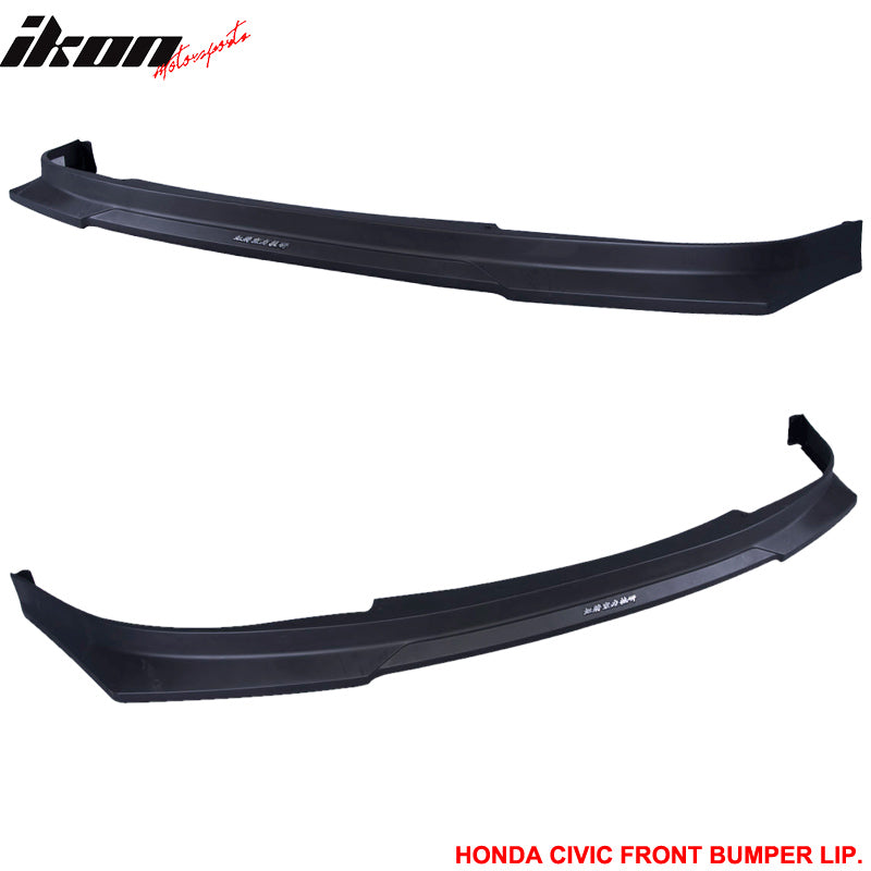Fits 06-08 Honda Civic Coupe 8Th Gen FG2 Type S Front Bumper Lip & CS Splitter E - Foto 10