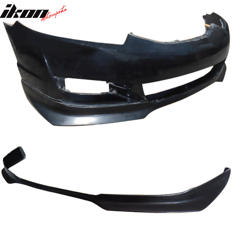 2009-2011 Honda Civic Coupe EVO Style Front Bumper Lip Spoiler PU