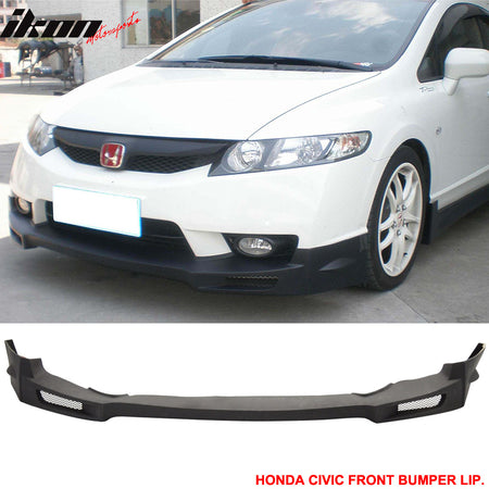 Fits 09-11 Honda Civic Sedan Mugen Style Front & Rear Lip & 3RD LED Brake Lamp