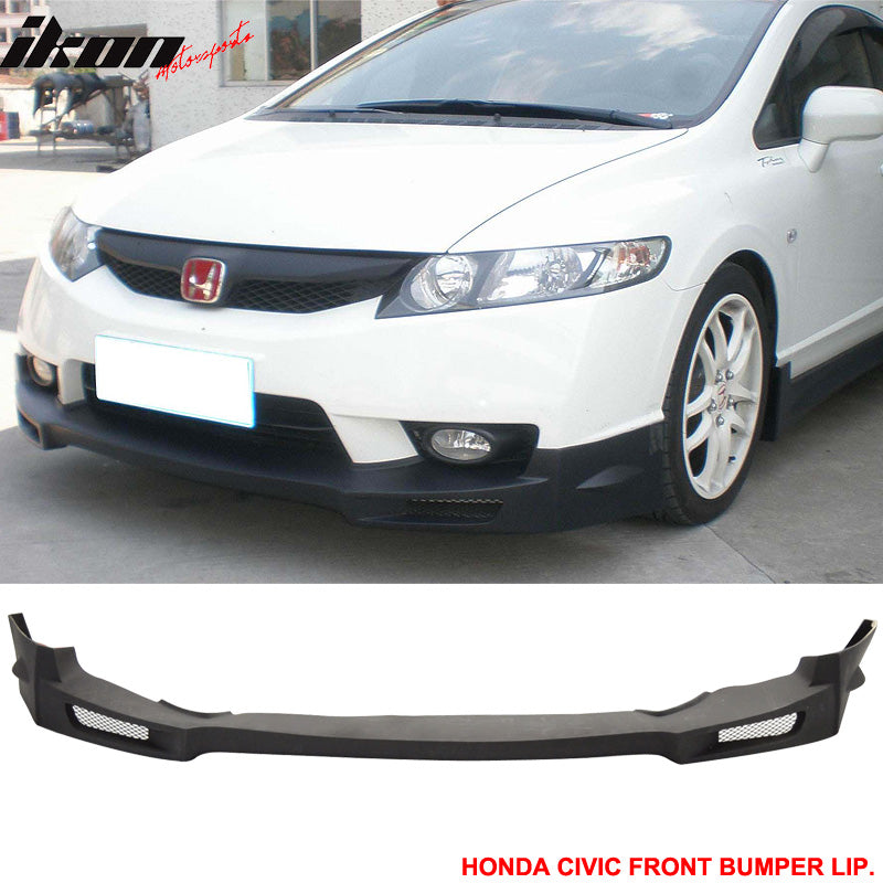 Fits 09-11 Honda Civic Sedan Mugen Style Front & Rear Lip & 3RD LED Brake Lamp