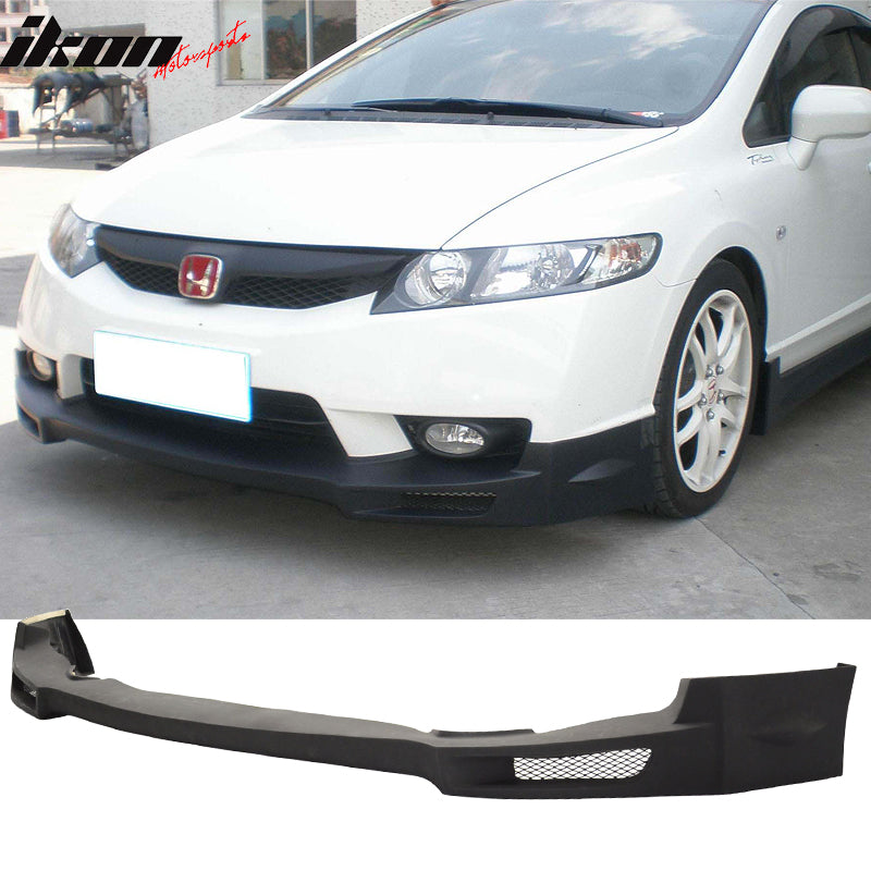 2009-2011 Honda Civic 4Dr Sedan Mugen Style Front Bumper Lip PU