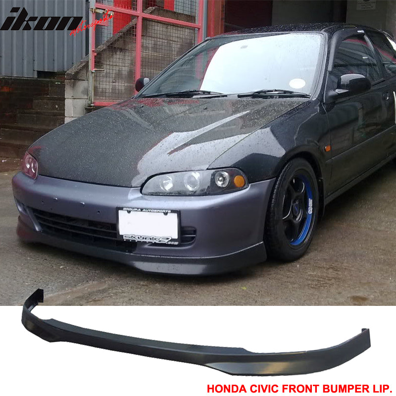 1992-1995 Honda Civic 2Dr TR Style Front Bumper Lip PP