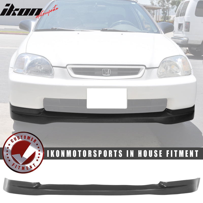 1996-1998 Honda Civic EK CTR Style Front Lip Splitter Unpainted PU