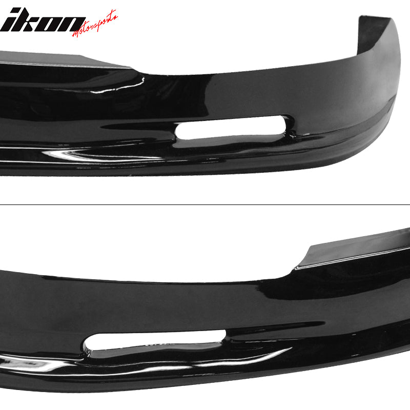 Fits 96-98 Honda Civic EK Mugen Style Painted Black Front Bumper Lip Spoiler