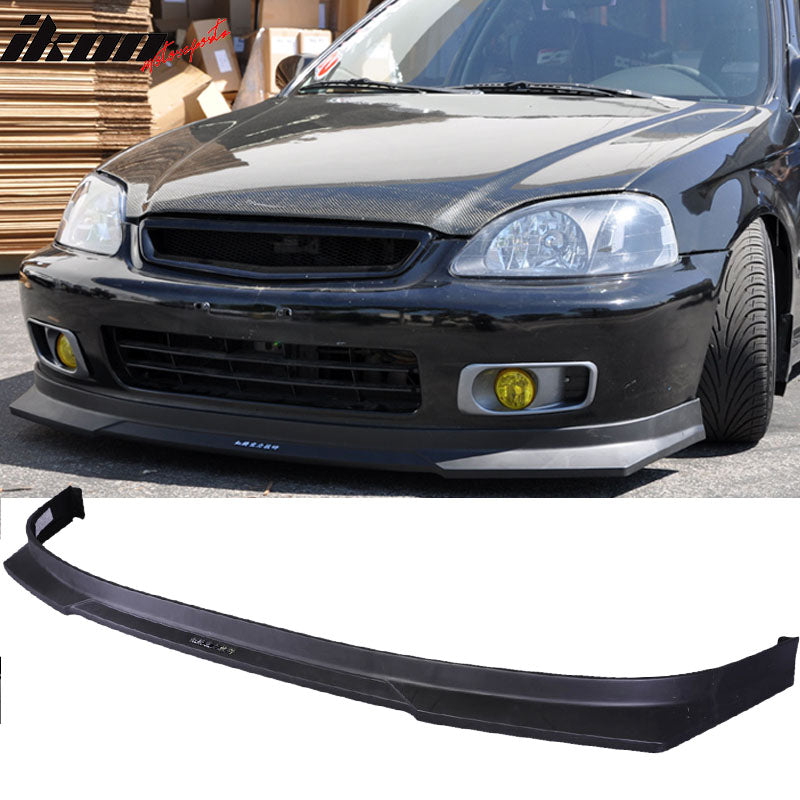 1999-2000 Honda Civic HC1 Style Front Bumper Lip Spoiler PP