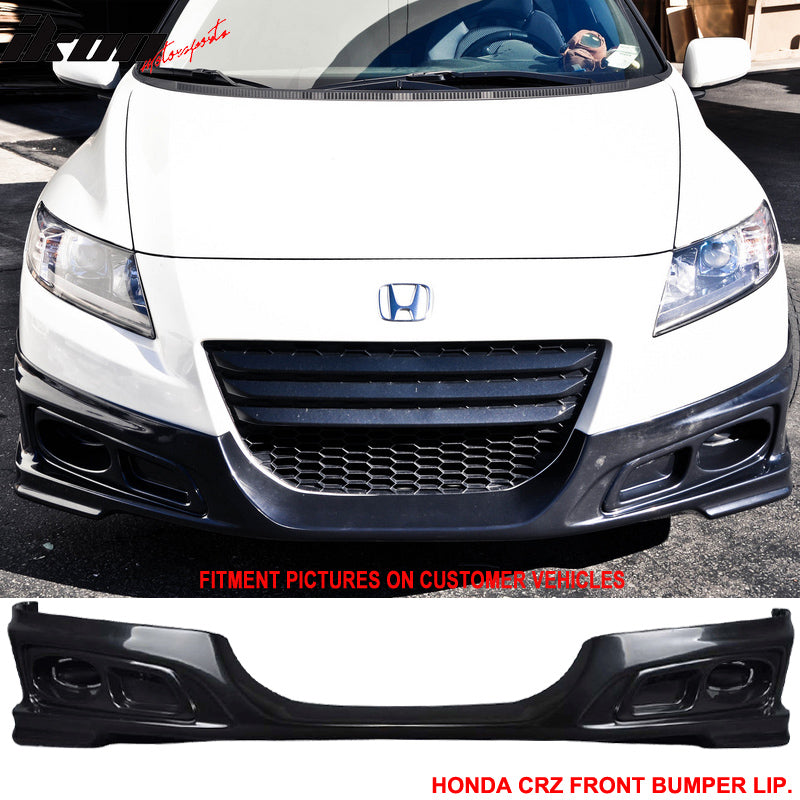 2011-2012 Honda CRZ CR-Z Mugen Front Bumper Lip 2Dr & Fog Covers ABS