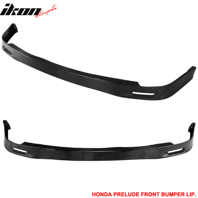 Front Bumper Lip Compatible With 1992-1996 Honda Prelude All Models front lip Spoiler Splitter Valance Fascia Cover Guard Protection Conversion by IKON MOTORSPORTS, 1993 1994 1995