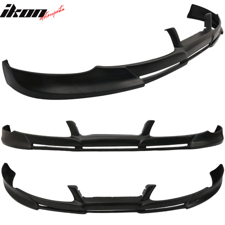 Front Bumper Lip Compatible With 2010-2012 Hyundai Genesis Coupe 2Dr All Models CFX Style Unpainted Black Spoiler Splitter Valance Fascia Cover Guard Protection Conversion by IKON MOTORSPORTS, 2011