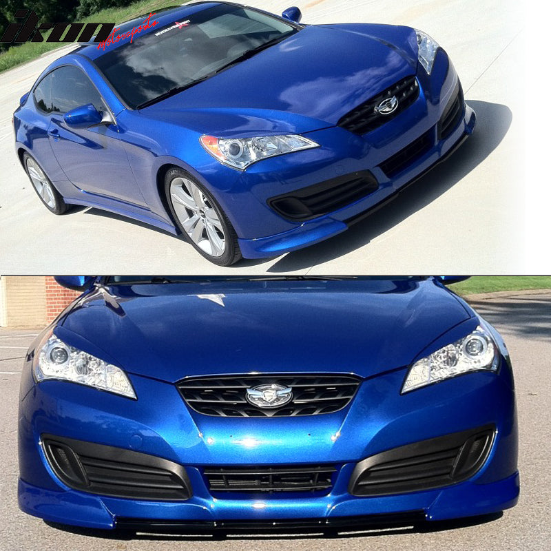Fits 10-12 Hyundai Genesis Coupe 2DR PD Style Front Bumper Lip Chin Spoiler PU