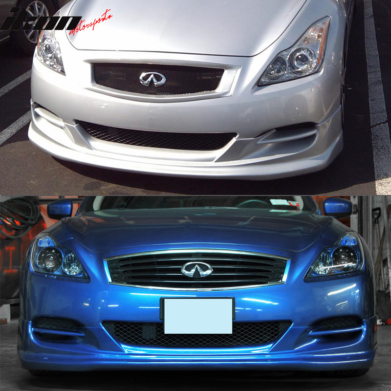Front Bumper Lip Compatible With 2008-2013 Infiniti G37 Coupe