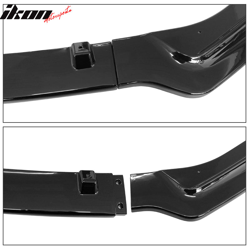 Fit 2018-2022 Infiniti Q50 Base/Non-Sport Models Front Bumper Lip PP 3PCS