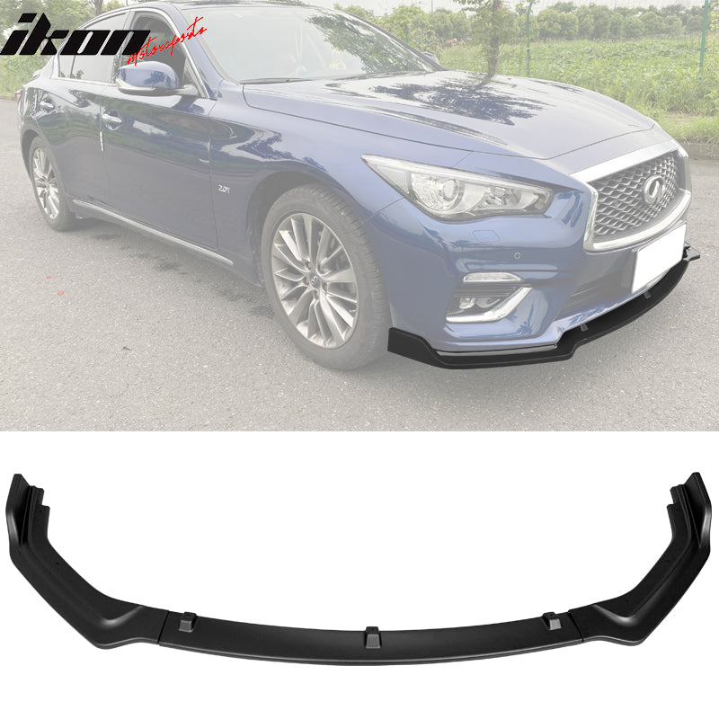Fit 2018-2022 Infiniti Q50 Base/Non-Sport Models Front Bumper Lip