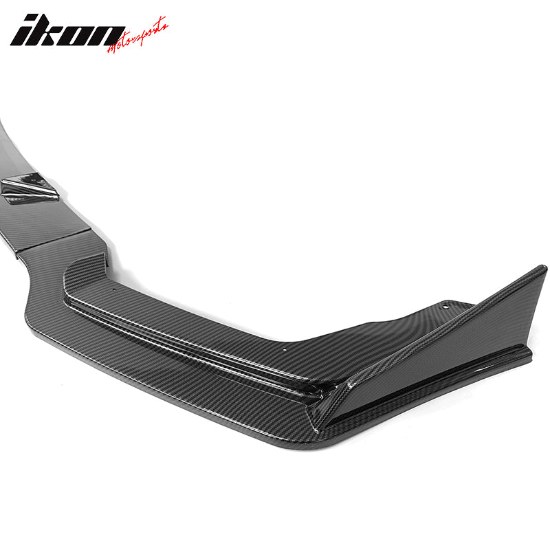 IKON MOTORSPORTS, Front Bumper Lip Compatible With 2014-2017