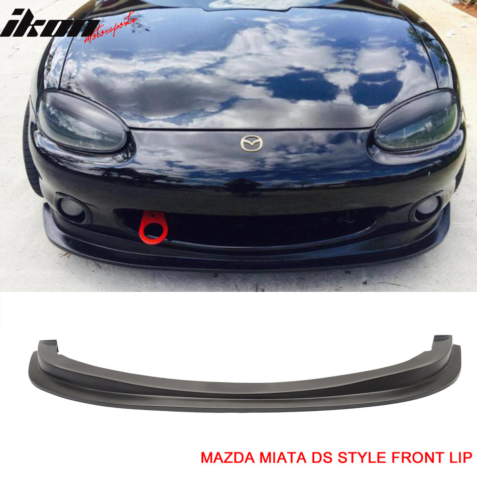 1999-2000 Mazda Miata MX-5 DS Style Front Bumper Lip Spoiler PU