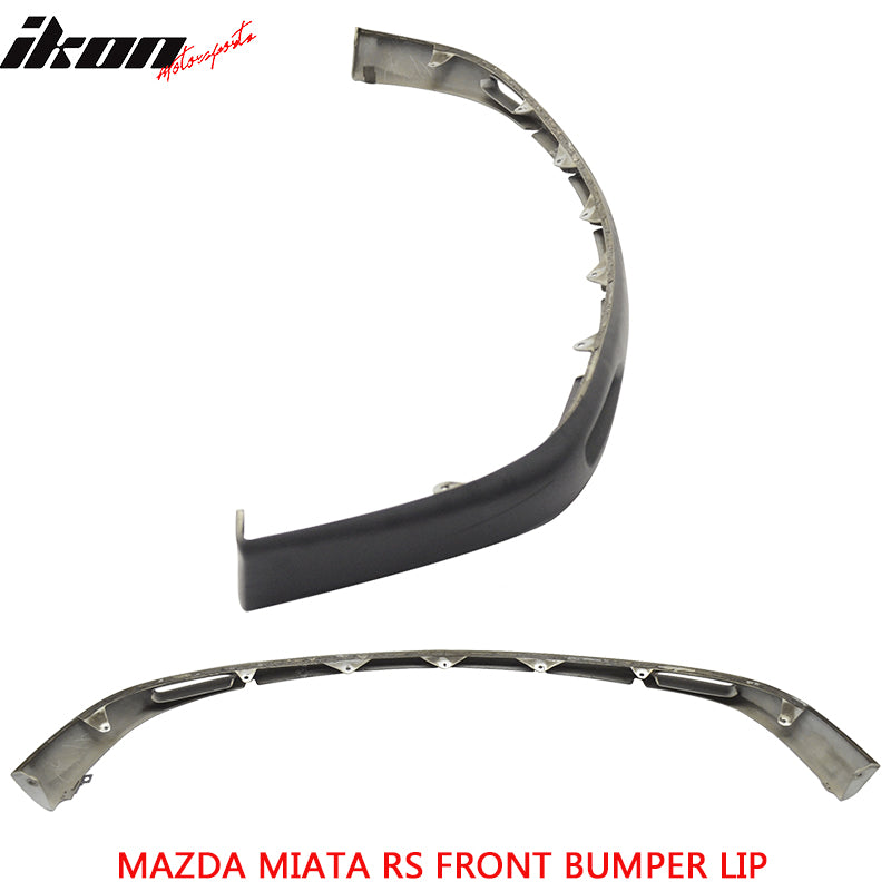 Fits 99-00 Mazda Miata OE Factory Style Front Bumper Lip Spoiler Unpainted PU