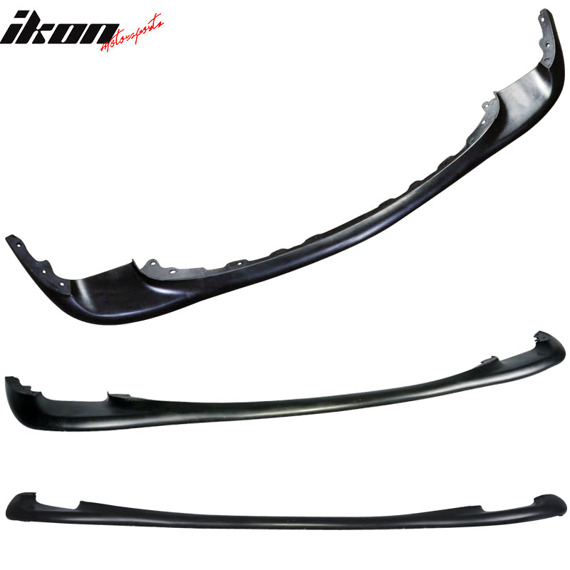 Front Bumper Lip Compatible With 1993-1997 Mazda Rx7 Factory Style Unpainted Black Spoiler Splitter Valance Fascia Cover Guard Protection Conversion by IKON MOTORSPORTS, 1994 1995 1996