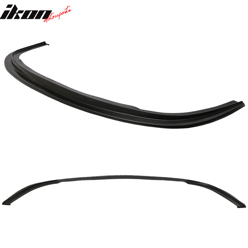 Front Lip Compatible With 2005-2006 Nissan Altima 4Dr Sedan, Ikon DP Style Unpainted Black Polyurethane (PU) Spoiler Splitter Valance Chin Bodykit by IKON MOTORSPORTS