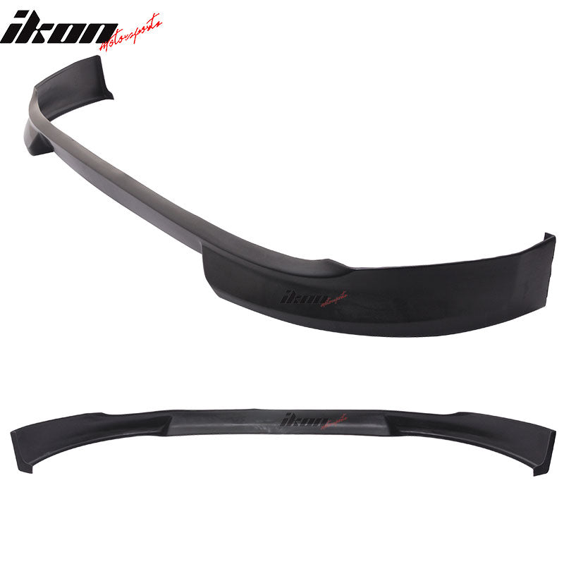 IKON MOTORSPORTS Front Bumper Lip Compatible With 2007-2009 Nissan Altima Nis Style Black PU