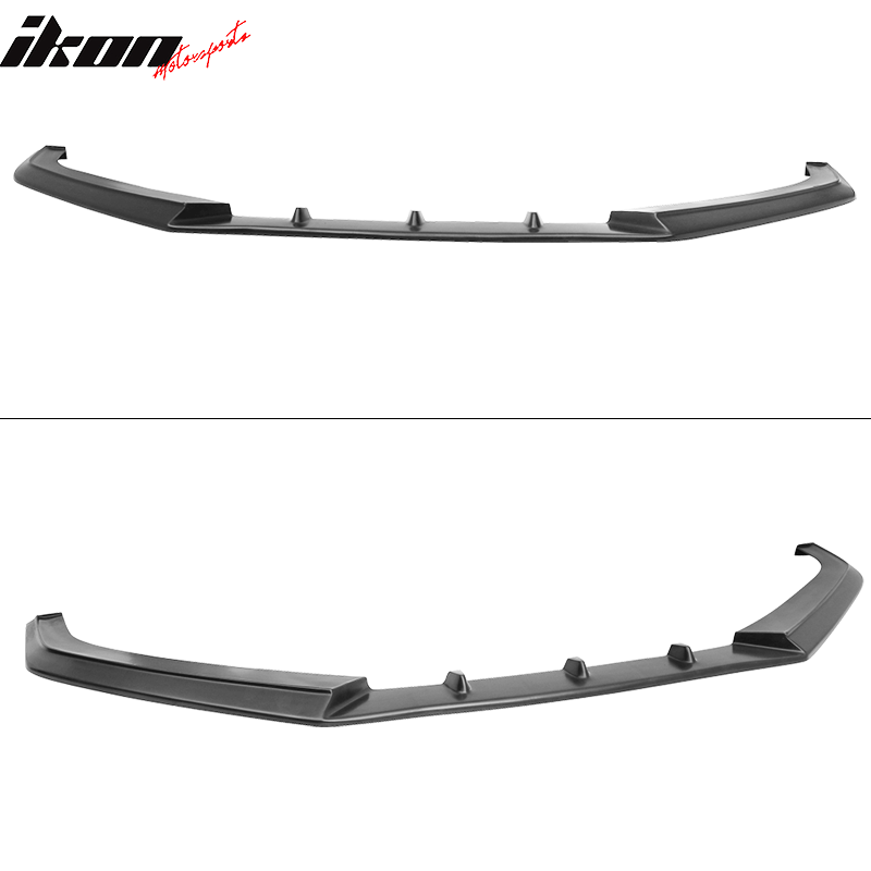 Front Bumper Lip Compatible With 2013-2016 Subaru BRZ, IKON V3 Style Black PU Front Lip Finisher Under Chin Spoiler Add On by IKON MOTORSPORTS, 2014 2015