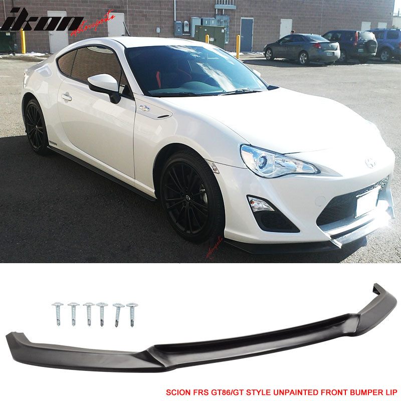 2013-2016 Scion FRS GT Style Unpainted Front Bumper Lip Splitter PU