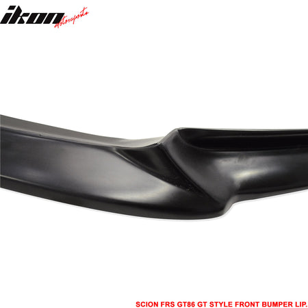 Fits 13-16 Scion FRS GT Style Front Bumper Lip Spoiler Unpainted PU Splitter Kit
